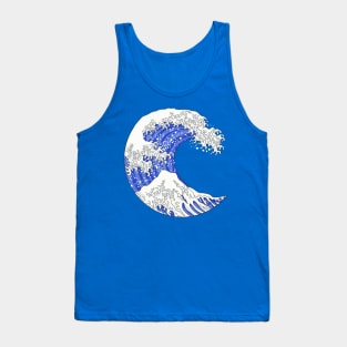 Great Blue Wave Tank Top